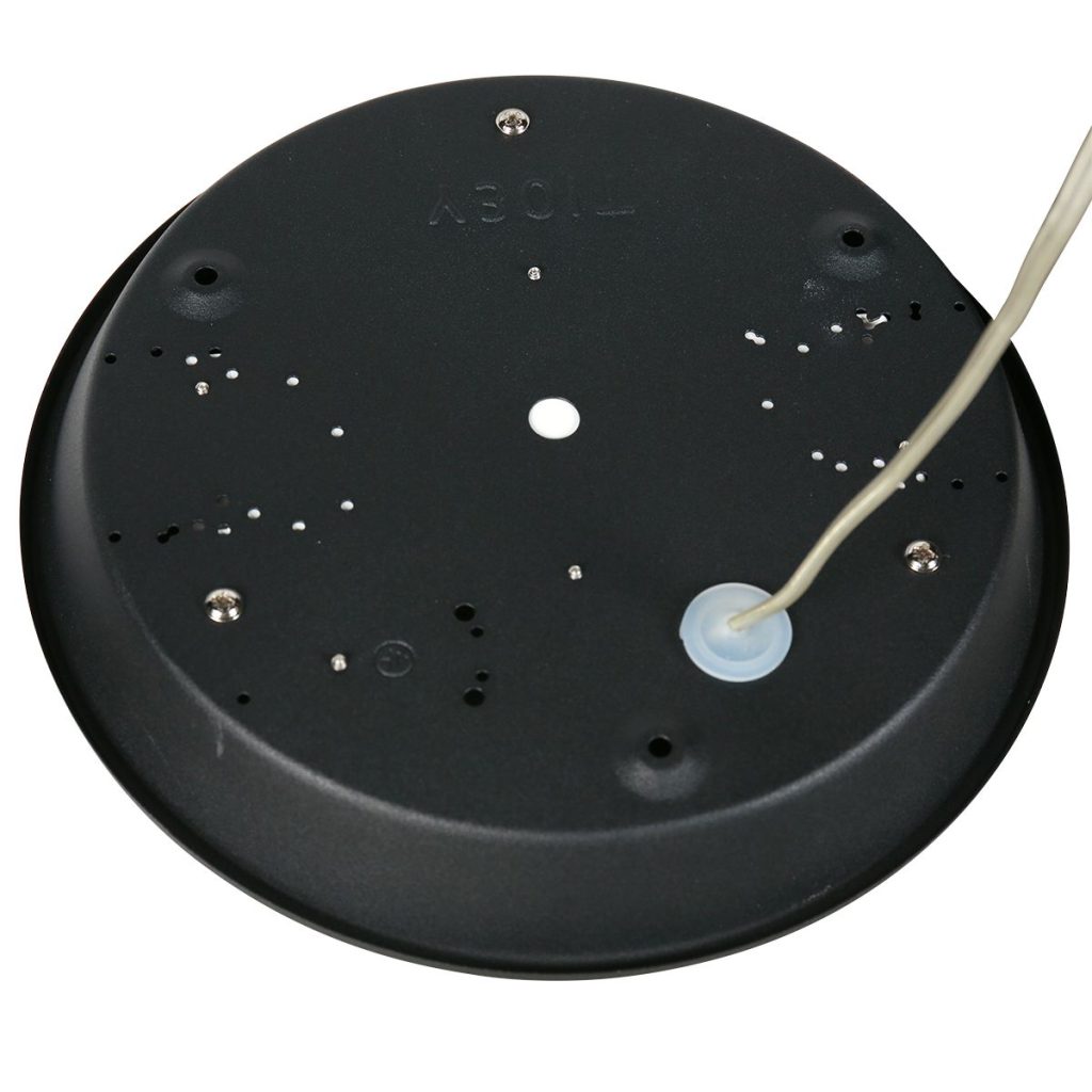 Zwarte Ring Hanglamp met LED Verlichting Steinhauer Ringlux - Afbeelding 12
