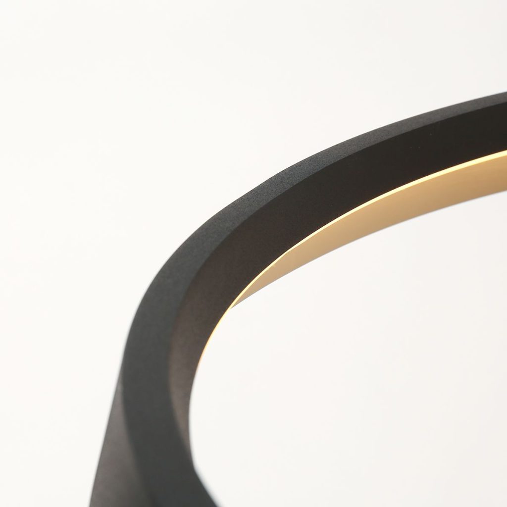 Zwarte Ring Hanglamp met LED Verlichting Steinhauer Ringlux - Afbeelding 4
