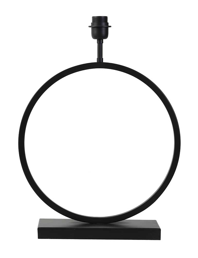 zwarte-ronde-tafellamp-met-zilveren-kap-light-living-liva-zwart-3606zw-2