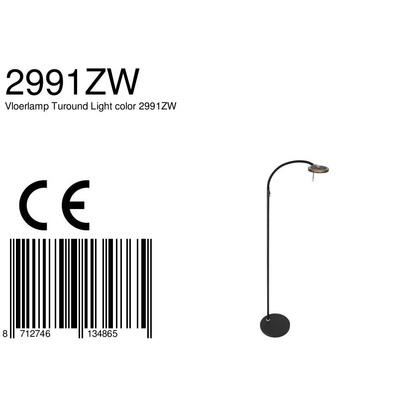 zwarte-staande-led-leeslamp-steinhauer-turound-2991zw-9