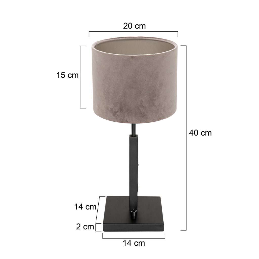 zwarte-tafellamp-met-grijze-kap-steinhauer-stang-8163zw-5