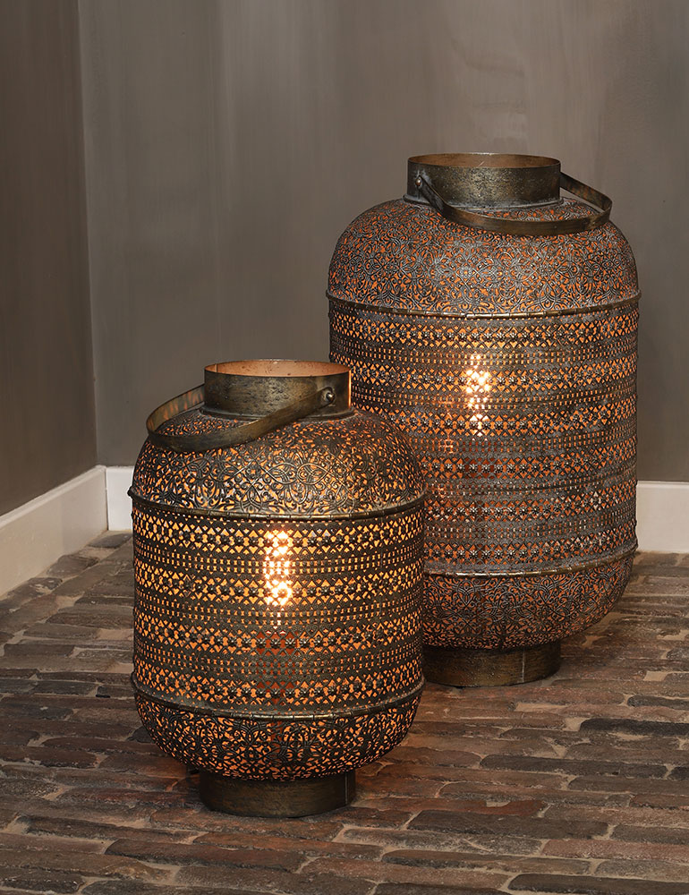 Arabische tafellamp oud goud Light & Living Udupi II - Afbeelding 2