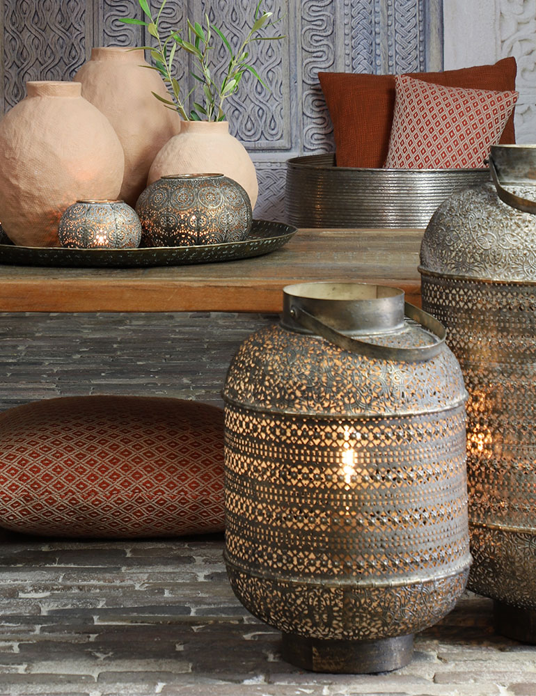 Arabische tafellamp oud goud Light & Living Udupi II - Afbeelding 4