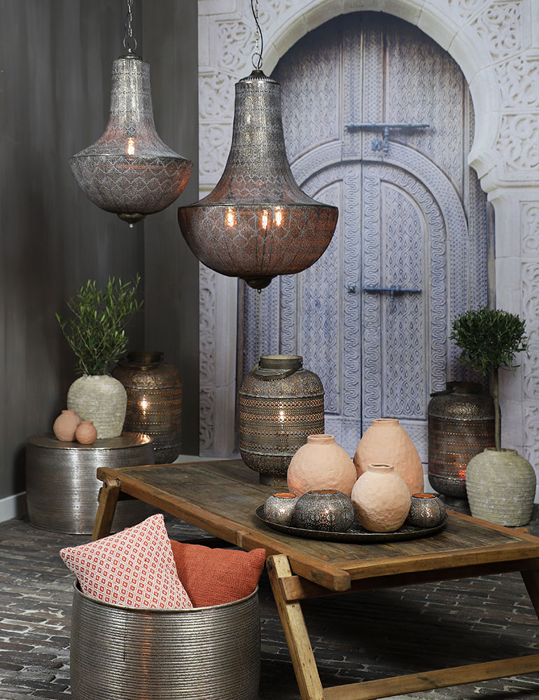Arabische tafellamp oud goud Light & Living Udupi II - Afbeelding 7
