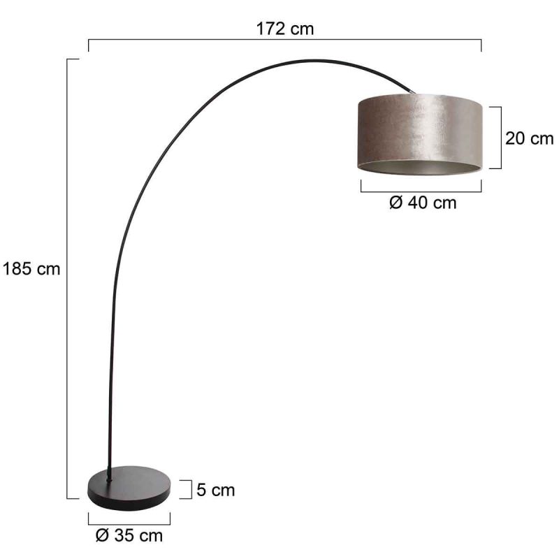 booglamp-solva-3895zw-zwart-met-een-taupe-fluwelen-lampenkap-vloerlamp-mexlite-solva-zilver-en-zwart-3895zw-5