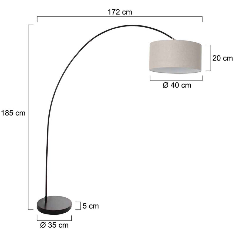 mexlite-vloerlamp-solva-zwart-linnenmetaal-booglamp-e27-3898zw-1
