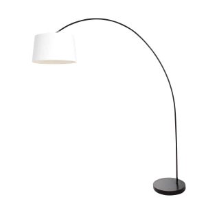 mexlite-vloerlamp-solva-zwart-linnenmetaal-booglamp-e27-3904zw-1