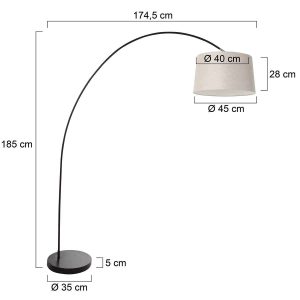 mexlite-vloerlamp-solva-zwart-linnenmetaal-booglamp-e27-3905zw-1
