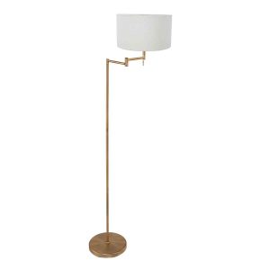 bronskleurige-vloerlamp-bella-3871br-met-wit-grof-linnen-kap-vloerlamp-mexlite-bella-brons-en-wit-3871br