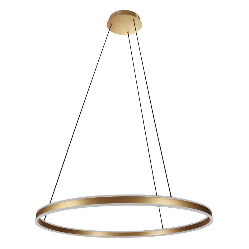 Ringvormige design hanglamp goud Steinhauer Ringlux - Afbeelding 2