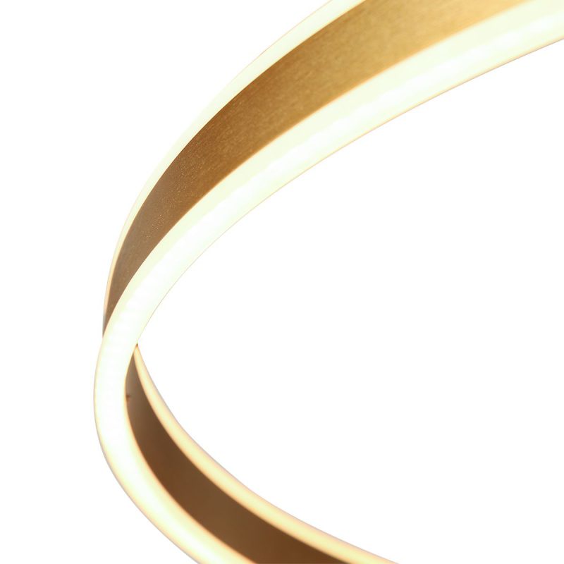 Ringvormige design hanglamp goud Steinhauer Ringlux - Afbeelding 4