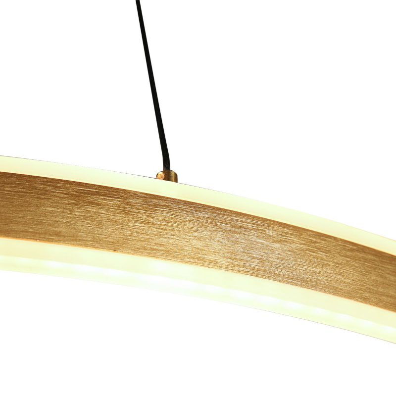 Ringvormige design hanglamp goud Steinhauer Ringlux - Afbeelding 5