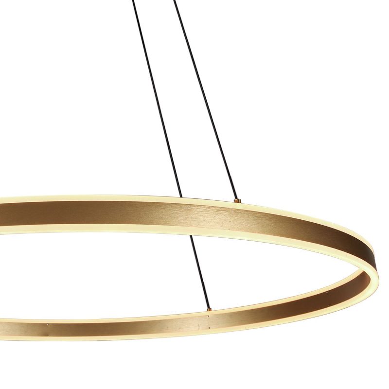 Ringvormige design hanglamp goud Steinhauer Ringlux - Afbeelding 7