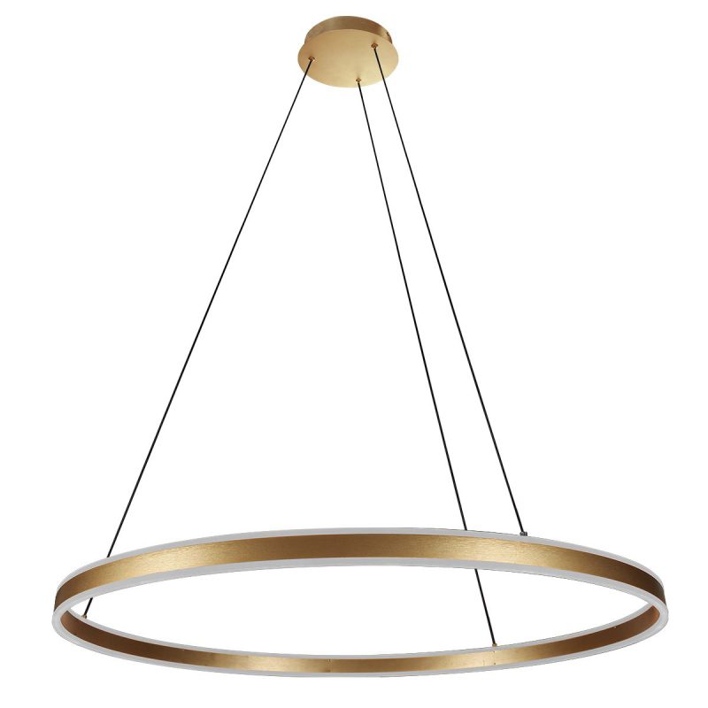 Gouden ringvormige design hanglamp Steinhauer Ringlux - Afbeelding 2