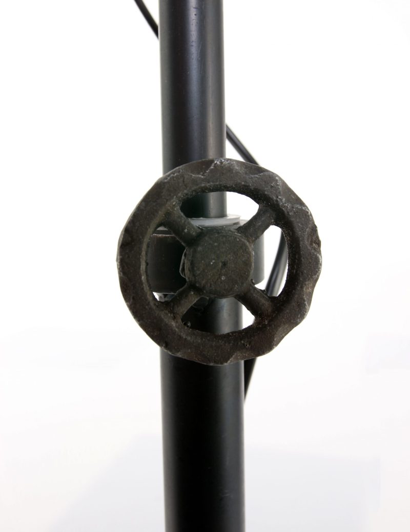Industriële vloerlamp met houten details Light & Living Jody zwart - Afbeelding 6