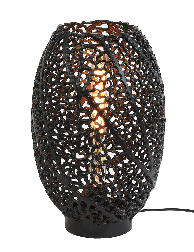 organisch-gevormde-tafellamp-met-gaatjes-light-living-sinula-zwart-3236zw-1