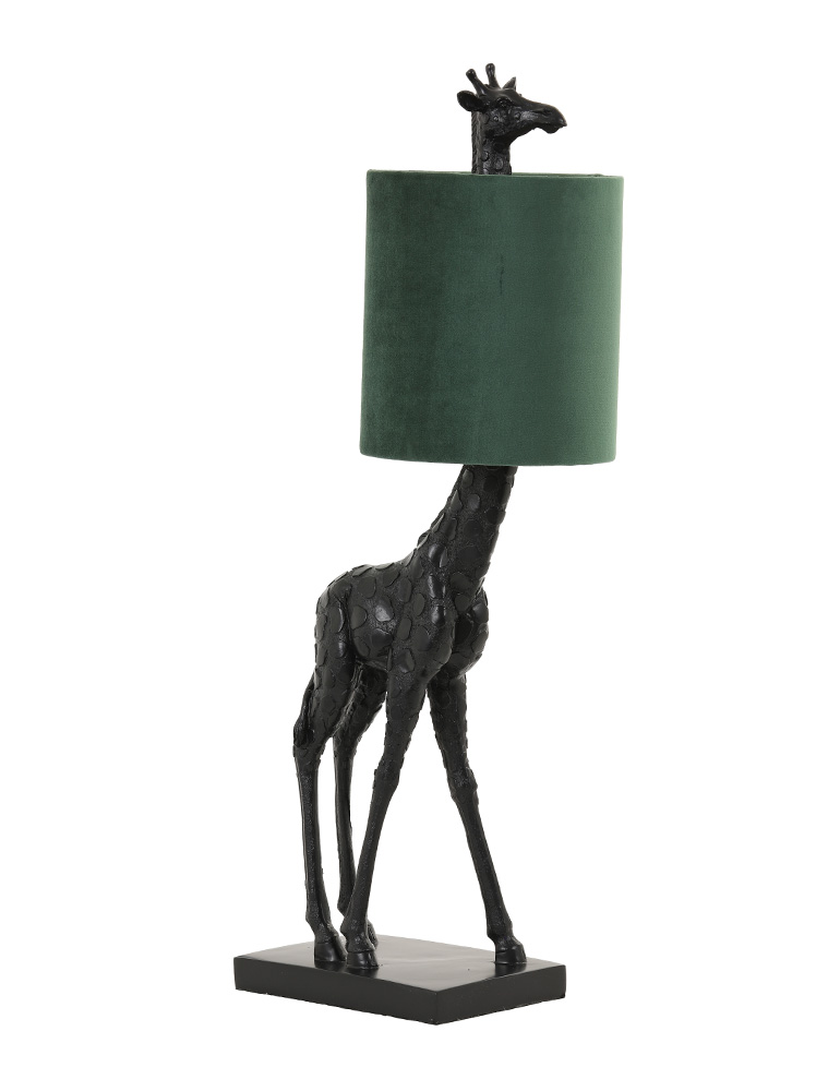 tafellamp-giraffe-met-groene-kap-light-living-zwart-2923zw-1