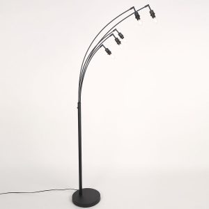mexlite-vloerlamp-bambus-zwart-bamboe-booglamp-e14-3671zw-1