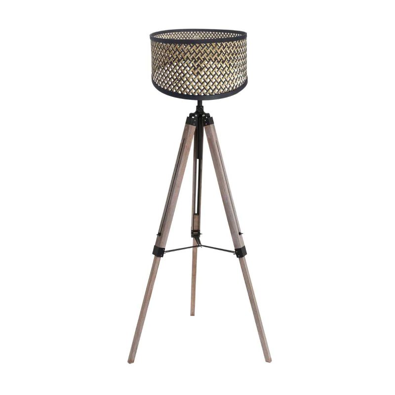 mexlite-vloerlamp-triek-zwart-bamboehout-ø75cm-e27-4098zw-1