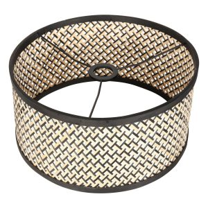mexlite-vloerlamp-triek-zwart-bamboehout-ø75cm-e27-4098zw-1