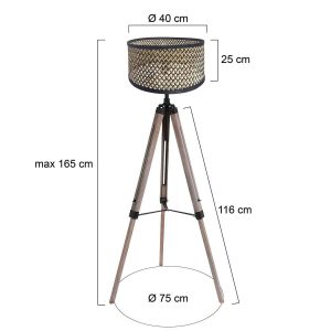 mexlite-vloerlamp-triek-zwart-bamboehout-ø75cm-e27-4098zw-1