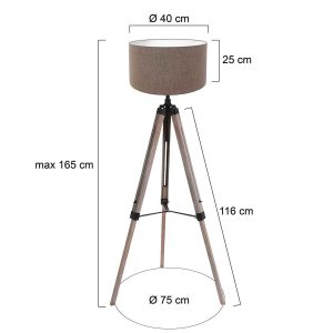 mexlite-vloerlamp-triek-zwart-houtlinnen-ø75cm-e27-4099zw-1