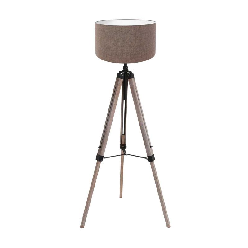 mexlite-vloerlamp-triek-zwart-houtlinnen-ø75cm-e27-4099zw-1