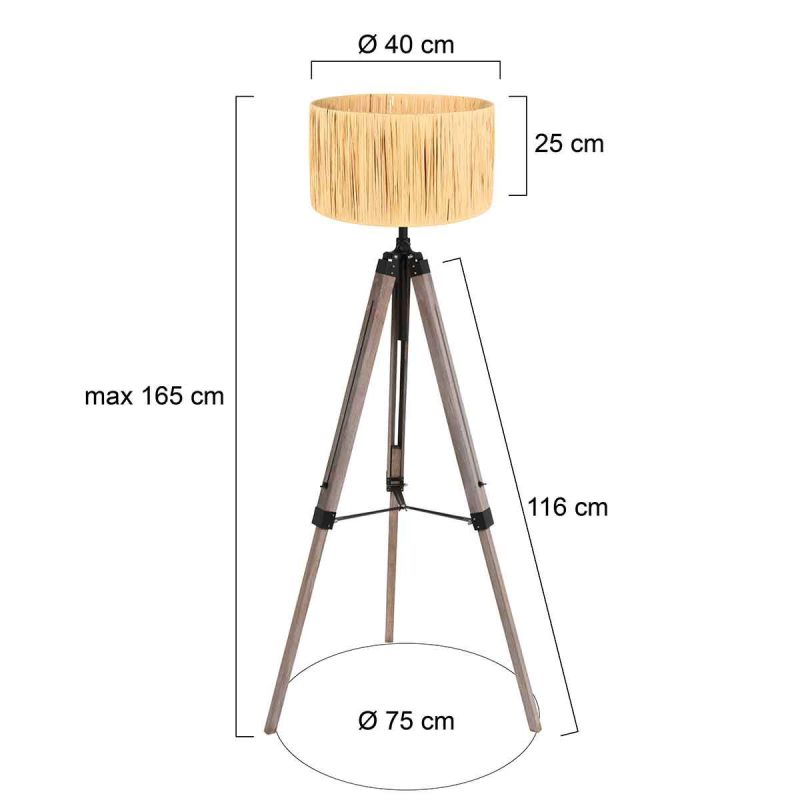 mexlite-vloerlamp-triek-zwart-grashout-ø75cm-e27-4101zw-1