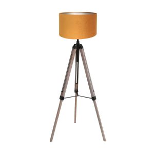 mexlite-vloerlamp-triek-zwart-houtveloursstof-ø75cm-e27-4103zw-1