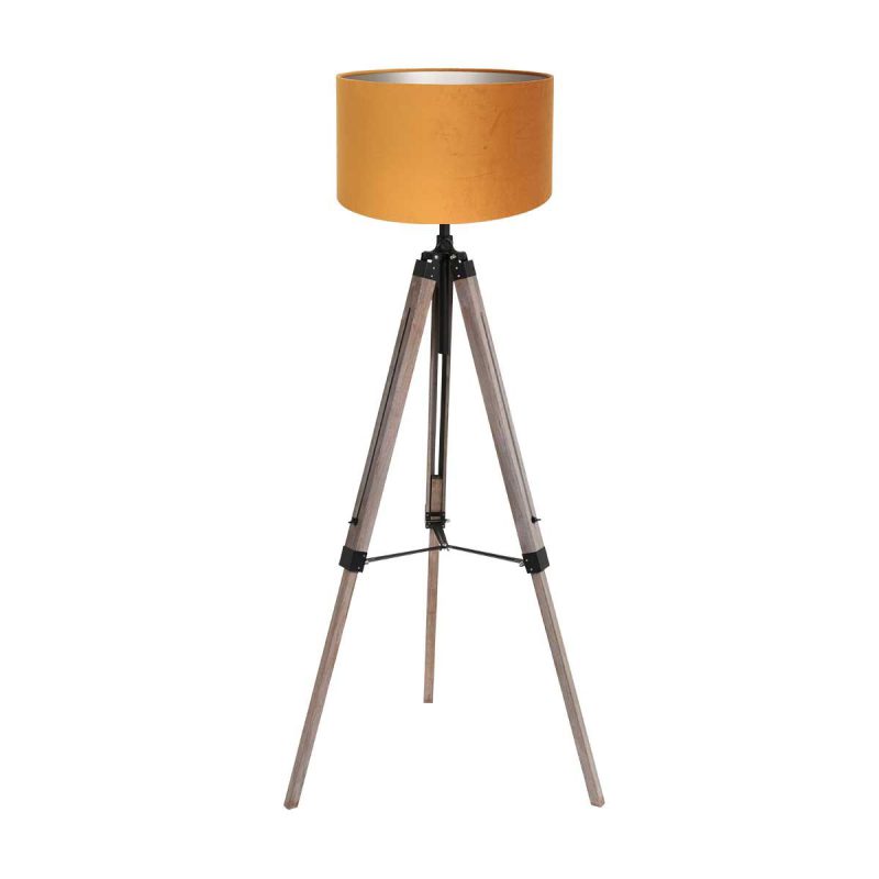 mexlite-vloerlamp-triek-zwart-houtveloursstof-ø75cm-e27-4103zw-1