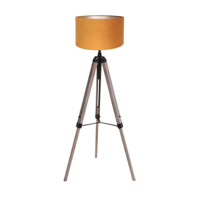 vloerlamp-triek-4103zw-driepoot-met-een-gouden-velours-kap-vloerlamp-mexlite-triek-goud-en-hout-en-zwart-4103zw