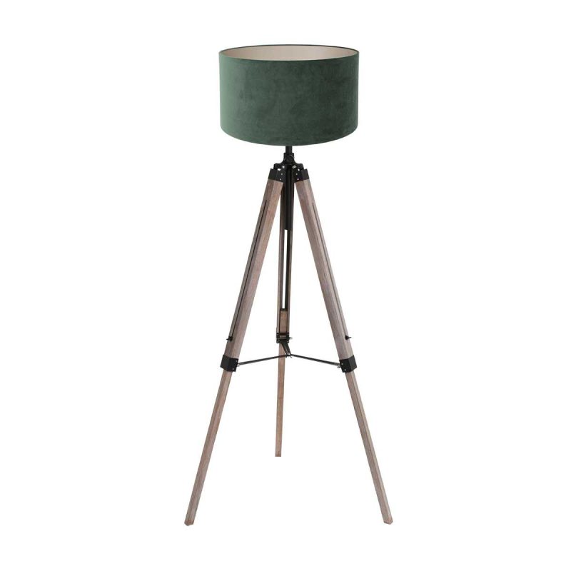 mexlite-vloerlamp-triek-zwart-houtveloursstof-ø75cm-e27-4104zw-1