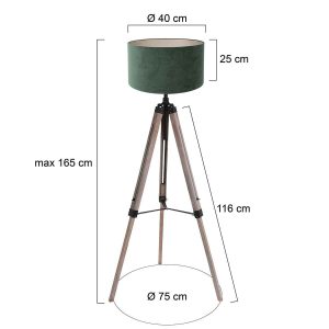 mexlite-vloerlamp-triek-zwart-houtveloursstof-ø75cm-e27-4104zw-1