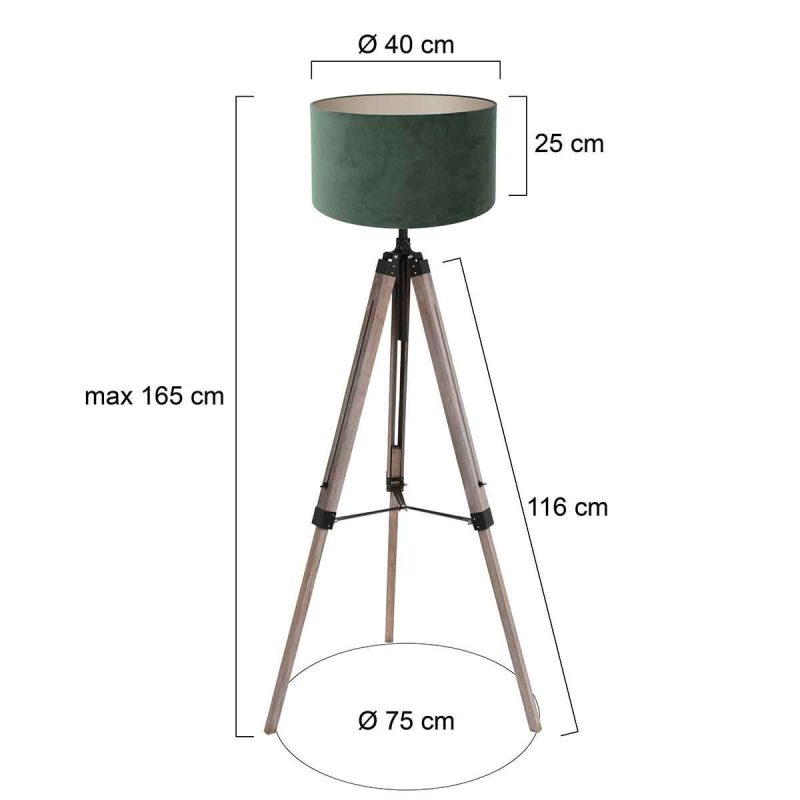 mexlite-vloerlamp-triek-zwart-houtveloursstof-ø75cm-e27-4104zw-1