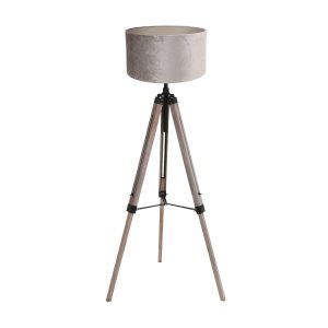 mexlite-vloerlamp-triek-zwart-houtveloursstof-ø75cm-e27-4106zw-1