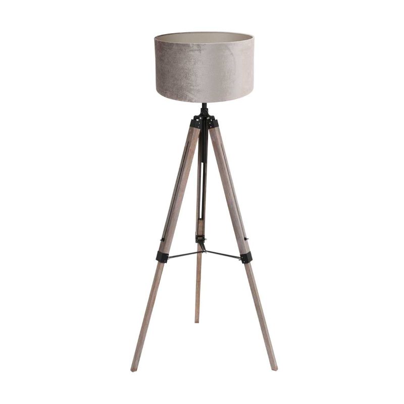 mexlite-vloerlamp-triek-zwart-houtveloursstof-ø75cm-e27-4106zw-1