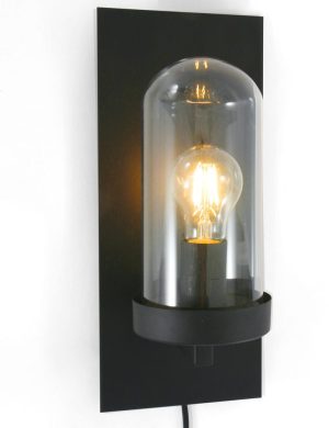 wandlamp-met-stolp-light-living-fendi-zwart-1544zw-2