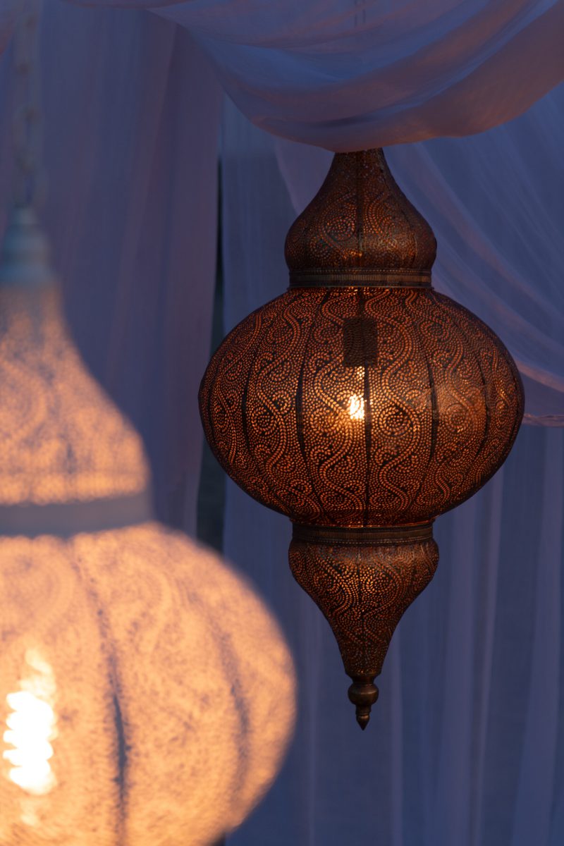 Gouden metalen hanglamp Jolipa Bore - Afbeelding 2