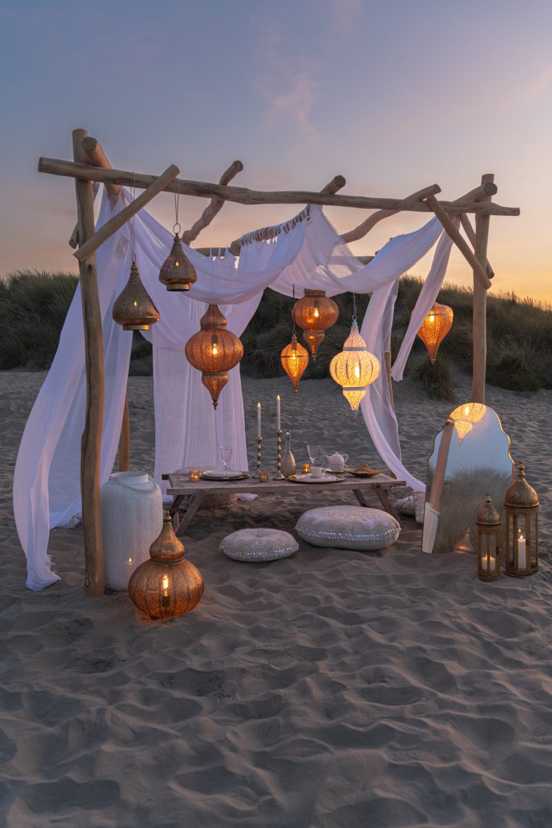 Gouden metalen hanglamp Jolipa Bore - Afbeelding 7