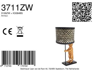 annelighting-tafellamp-animaux-zwart-bamboemetaal-ø20cm-e27-3711zw-1
