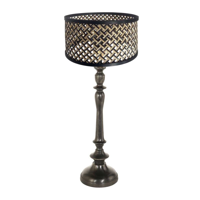 annelighting-tafellamp-bois-zwart-bamboehout-ø30cm-e27-3765zw-1