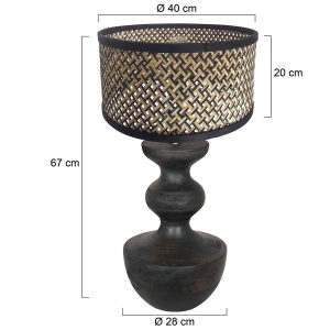 annelighting-tafellamp-lyons-zwart-bamboehout-ø40cm-e27-3747zw-1