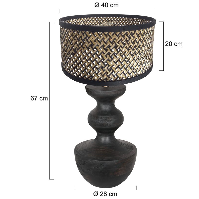 annelighting-tafellamp-lyons-zwart-bamboehout-ø40cm-e27-3747zw-1