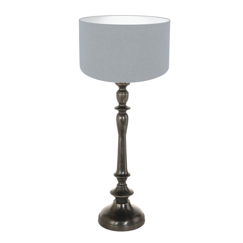 annelighting-tafellamp-bois-zwart-houtlinnen-ø30cm-e27-3953zw-1