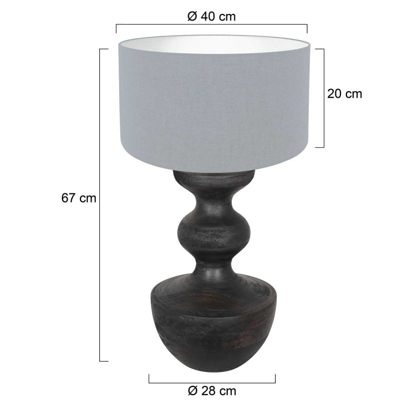 annelighting-tafellamp-lyons-zwart-houtlinnen-ø40cm-e27-3934zw-1