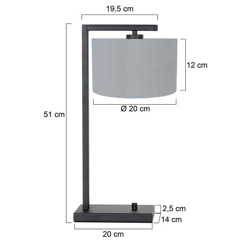 moderne-hoekige-tafellamp-steinhauer-stang-3944zw-5