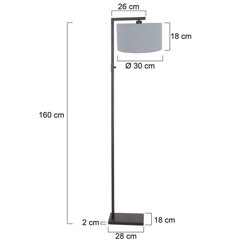 Moderne trendy vloerlamp Steinhauer Stang - Afbeelding 6