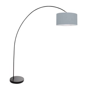mexlite-vloerlamp-solva-zwart-linnenmetaal-booglamp-e27-3901zw-1