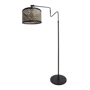 moderne-zwarte-vloerlamp-met-rieten-kap-anne-light-home-linstrom-3729zw-1