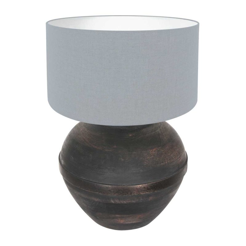 annelighting-tafellamp-lyons-zwart-houtlinnen-ø40cm-e27-3933zw-1